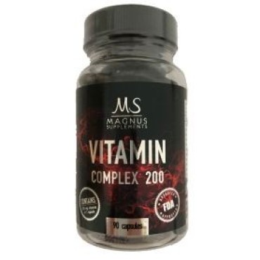 Magnus Supplements - Vitamin Complex 200 - 90cps Magnus Pharmaceuticals